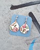 kolczyki ceramiczne Kolczyki ceramiczne w kwiaty 1
