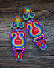 kolczyki soutache Duże i kolorowe kolczyki sutasz 3