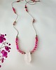 naszyjniki - inne Naszyjnik AMULET Agat Kwarc różowy 2