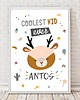 obrazy i plakaty do pokoju dziecięcego Zestaw 3 plakatów Coolest kid ever BOHO 2
