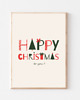 plakaty Świąteczny plakat - HAPPY CHRISTMAS 1