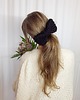 przypinki Wełniana kokarda spinka ręcznie robiona na drutach rękodzieło handmade 1