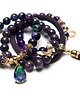 bransoletki z kamieni naturalnych Purple /17.11.25/ set 2