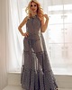 sukienki maxi damskie Fame granat 10