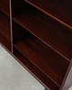półki Regał mahoniowy, duński design, lata 70,  Carlo Jensen,  Hundevad 5