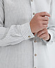 koszule męskie Lniana koszula SAHARA  gray stripes 4