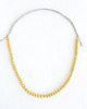 korale Yellow lekki Naszyjnik bez metalu 1