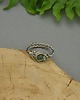 pierścionki - różne Pierścionek regulowany zielony turmalin wire wrapping 3