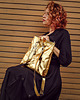 plecaki Plecak z papieru [złoty połysk] gold BACKPACK 4
