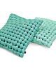 poduszki, poszewki - różne Poduszka Bawełniana LIGHT MINT WEAVE 2