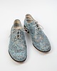 półbuty damskie Skórzane półbuty jazzówki Zapato model 246 błękit etniczny 1