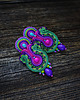 kolczyki soutache Sabira-  orientalne kolczyki soutache 1