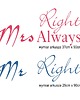 inne mrs always right & mr right 2