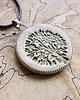 naszyjniki - inne Naszyjnik ceramiczny z motywem drzewa 2