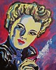 obrazy Obraz  fowizm dama z Szanghaju Rita hayworth gilda 1
