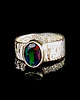 pierścionki srebrne Pierścionek Czarny opal r. 11 3