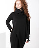 bluza bez kaptura damska Asymetryczna bluza ze stójką , wejście na kciuki 5