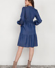 sukienki midi damskie Rozkloszowana sukienka - SUK203 jeans 2