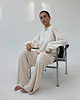 swetry damskie  Jedwabny sweter Crafted ecru 4