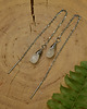 kolczyki wire wrapping Kolczyki przewlekane krople kamień księżycowy wire wrapping 2
