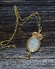 wisiory Złoty wisiorek soutache 1