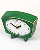 zegary Cichy zegar drewniany zielony 5