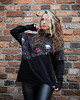 bluza z kapturem damska Bluza Skulls and Roses 2
