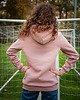 bluza z kapturem damska Kangurka pudrowa 1