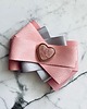 broszki Pudrowa Brosza z sercem z masy kamiennej NEW 7