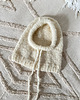 czapki damskie Kremowa balaclava boucle 1