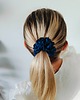 gumki do włosów Gumka jedwabna, scrunchie, frotka misterious night MIDI 3