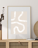 plakaty PLAKAT abstrakcyjny mid century boho neutralny 4