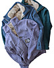 kurtki damskie Sztruksowa Kurtka Teddy Dusty Blue 3