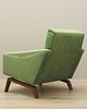 fotele Fotel zielony, duński design, lata 70, produkcja: Dania 1