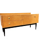 komody Niska komoda sideboard jesionowy, duński design, lata 70. 6