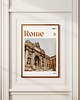 plakaty Minimalistyczny plakat Rzym Włochy - Do salonu, sypialni, biura 4