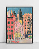 plakaty Ulice Nowego Jorku - plakat ilustracja grafika 1