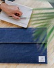 etui na laptopa Etui na laptopa do 14" - skóra wegańska - Navy Blue 1
