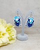 kolczyki soutache Niebieskie kolczyki sutasz - kolekcja Flora 4