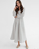 sukienki maxi damskie Lniana sukienka CAMELLIA MAXI GRAY STRIPES 2