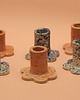 świeczniki i świece Świecznik ceramiczny w kropki 4