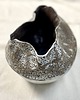 wazony Wazon ceramiczny z ciemnej gliny o organicznej strukturze 4