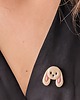 przypinki Pin przypinka biały królik broszka króliczek akcesoria dla fanów królików 2