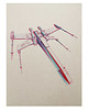 plakaty Plakat WYDRUK NA TEKTURZE 30X40 cm X-WING Gwiezdne Wojny 1