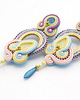 kolczyki soutache Pastelowe suptelne kolczyki 3