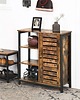 komody i szafki Szafka Drewniana Komoda z Półkami Rustic 5