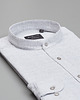 koszule męskie Koszula limido ze stójką 00560 długi rękaw szary slim fit 2