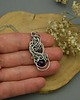 wisiory Oryginalny wisiorek ametyst wire wrapping 4
