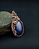 wisiory Wisiorek wire wrapping z lapis lazuli 4