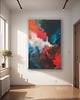 obrazy Wielobarwna Ręcznie malowany obraz Abstrakcja 80x120 cm 3